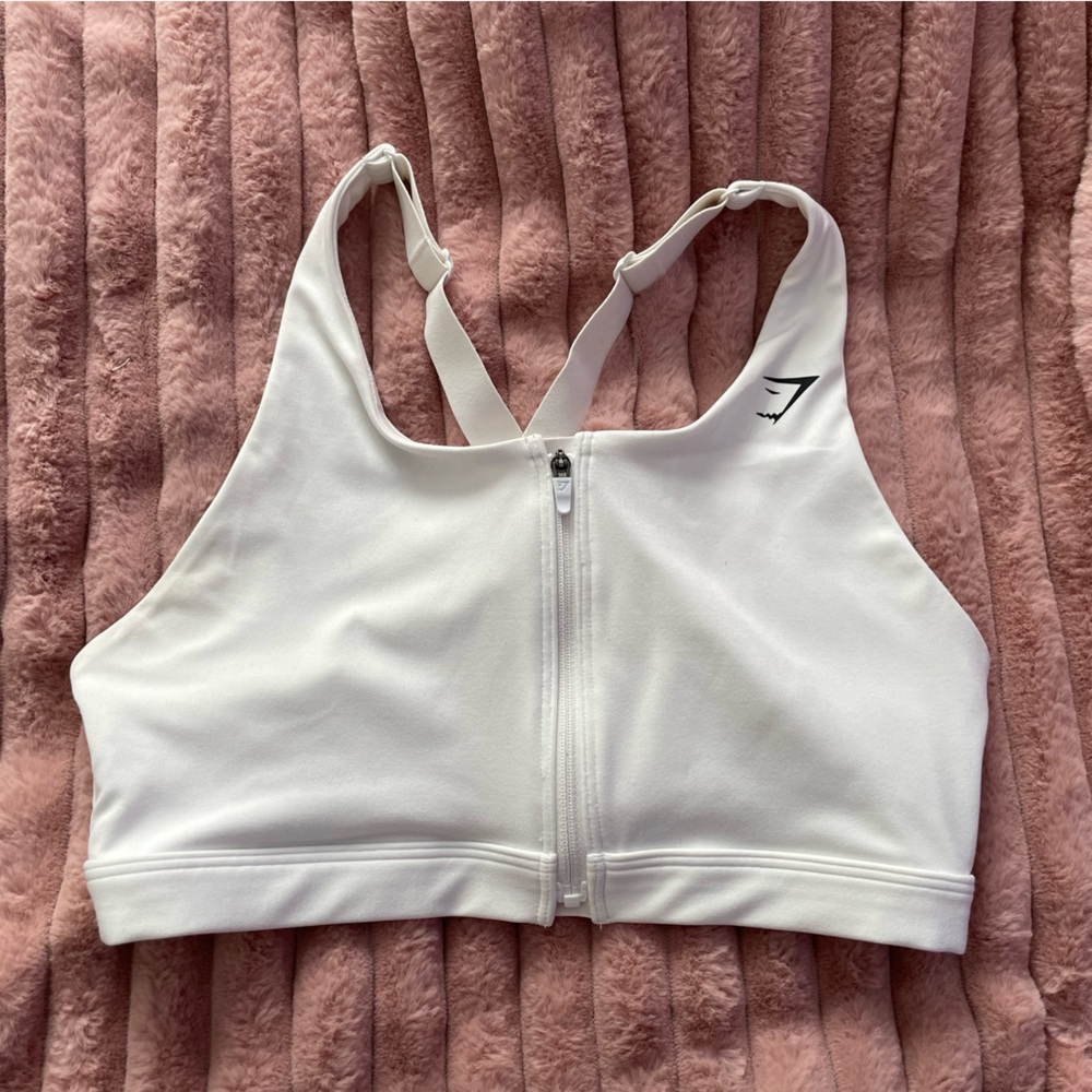 Gymshark zip up sports bra